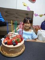 孫の誕生日会(^^♪